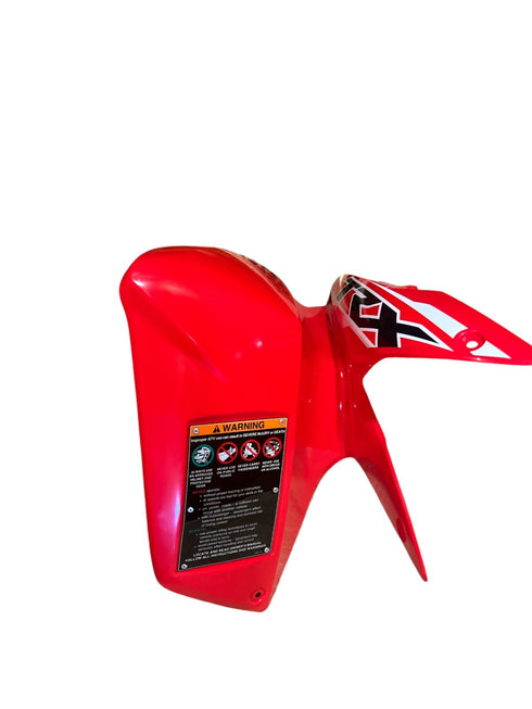 HONDA LEFT FRONT FENDER RED 2006-2024 TRX250X EX OEM GENUINE 61250-HS1-A50ZB